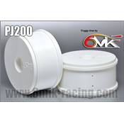 UK-White TRUGGY rims (2) 6-MIK