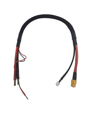 UK-Charge cable 2S 10AWG PK 5MM for output charger XT60  lg:45cms RC-DISCHAGER