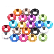 UK-M3 cup washers (10) (choice of color) WS-LINE