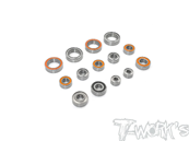 UK-Precision Ball Bearing Set ( For Xray XB2C 2020 ) 14pcs. T-WORK'S
