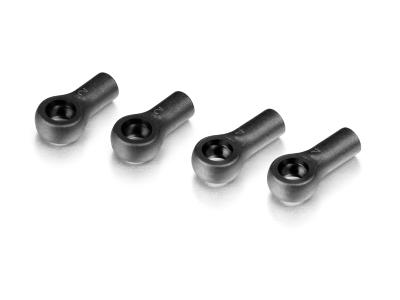UK-Composite Shock Ball Joint +2mm & +4mm (2+2)  XRAY