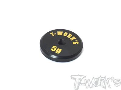 UK-Anodized Precision Balancing Brass Weights 5g ( Low C G ) T-WORK'S