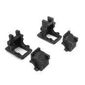 UK-Bulkhead Set (f/r, revised) TEKNO-RC
