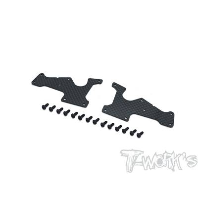 UK-Carbon upper front triangle plates 1.5mm for SRX8 range (2) T-WORK'S