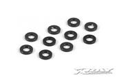 UK-Alu shim 3x6x1.0mm - black (10) X-RAY