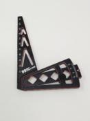 UK-Camber bracket -10°/+5° Aluminum Red and Black- WS-LINE