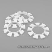 UK-Satellite Tire Rubber Bands White (4) J-CONCEPTS