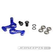 UK-RC10 Aluminum Steering Bell-crank Set blue J-CONCEPTS
