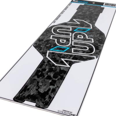 UK-Forged Carbon Look Chassis Skin - AE RC10 Tub Chassis 1UP-RACING 
