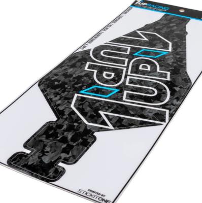 UK-Forged Carbon Look Chassis Skin - AE RC10 ’91 Masami Edition 1UP-RACING 
