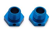 UK-FT 17mm Wheel Hexes, +0mm, blue aluminum TEAM-ASSOCIATED