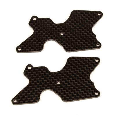 UK-RC8B4 FT Rear Suspension Arm Inserts, carbon fiber, 2.0 mm TEAM-ASSOCIATED