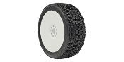 UK-"COMPONENT 2AB"  MEDIUM Longwear mounted on white rims (2) AKA