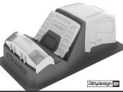 UK- "IRON" Truck 1/10 190mm Bodyshell (unpainted) BITTYDESIGN