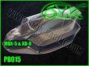 UK-Body lexan for MUGEN MBX5 et MBX8 (unpainted) 6-MIK