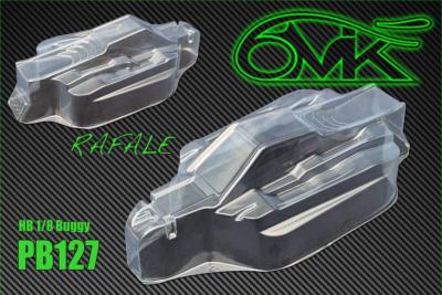 UK-Lexan body "RAFALE" for HB/MUGEN  6MIK