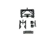 UK-Steering Servo Mount & Rear Upper Deck Holder Set SWORKZ