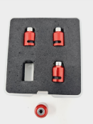 UK-Bodywork centering stud Magnetized 1/10-1/8 (7m,8mm) red WS-LINE