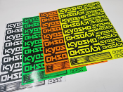 UK-Stickers KYOSHO - différents choice of colors WS-LINE