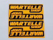 UK-Stickers Wartelle Shop 75x75 (différentes couleurs) WS-LINE