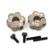 UK-Rear Hex, Standard Width, Aluminum: 22 LOSI