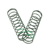 UK-Shock Spring Set (rear, 1.5 x 10.25T, 3.48lb/in, 83mm, green) TEKNO-RC