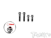 UK-64 Titanium King Pin Screw ( For Kyosho MP10/MP9 ) T-WORK'S