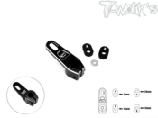 UK-Adjustable 7075-T6 Alum. Clamping 23T/25T Servo Horn +15mm Ver.2 T-WORK'S