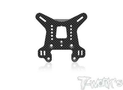 UK-Graphite Rear Shock Tower 4mm ( For Team Associated RC8 B4 ) T-WORK'S