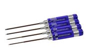 UK-ALLEN WRENCH SET .050; .063; .078; .093-4 PCS ARROWMAX