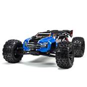UK-KRATON 6S 1/8e V5 4WD BLX Speed Monster Truck with Spektrum Firma RTR, Blue ARRMA