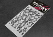 UK-Vinyl stencil 'Ipnotic V4' small BITTYDESIGN