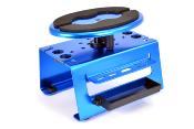 UK-DELUXE ALUM LOCKING ROTATING MAINTENANCE STAND - BLUE FASTRAX