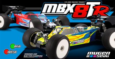 Pices dtaches et options 1/8e Truggy MBX8T-R Nitro & Electro