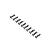 UK-Flat Head Screws, Steel, Black Oxide, M4 x 16mm (10) LOSI