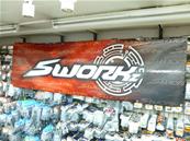 UK-ADVERTISING BANNER 2.4m x 0.7m SWORKZ
