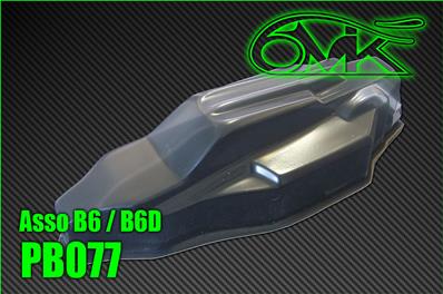 UK-Body lexan for Associated B6/B6D (unpainted) 6-MIK