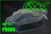 UK-Body lexan for Xray XB8 2017 (unpainted) 6-MIK