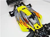 UK-Vision body paint (Yellow/Orange/Grey) 1/8 buggy for S35-3/-4 Sworkz and MBX8 Nitro BITTYDESIGN