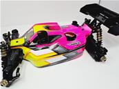 UK-Painted body ST-4 Falcon pink/yellow for S35-4 nitro SWORKZ
