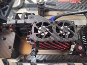 UK-Carbon Mount for 2 30mm Fans - EB48/ET48 WS-LINE