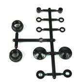 UK-Shock Shaft Guide, Piston and Bushing Set (for 2 shocks) TEKNO-RC