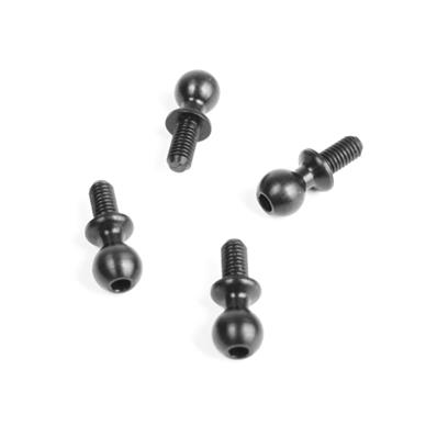 UK-Ball Stud (5.5mm, long neck, 6mm thread, 4pcs) TEKNO-RC