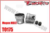 UK-Alum. Centre Drive Shaft Safety Collar 2pcs. ( Mugen MBX-7/6/MBX-7R/MBX 8/Mugen MBX8 ECO ) T-WORK'S