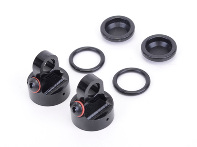 UK-Vented shock caps - small bore SCHUMACHER RACING