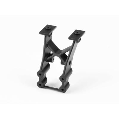 UK-Composite rear wing holder for semi-split bulkhead X-RAY