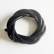 UK-Black Silicone Fuel line Ultra Flex 1m DONUTS RACING