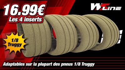 UK-TRUGGY 1/8th tire inserts (set of 4) WS-LINE