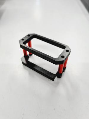 UK-Carbon steering servo mount RED for EB48 2.X / ET48 2.X WS-LINE