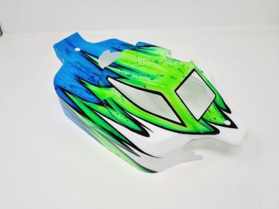UK-Painted body ST-4 Falcon orange/white/blue for S35-4 nitro SWORKZ